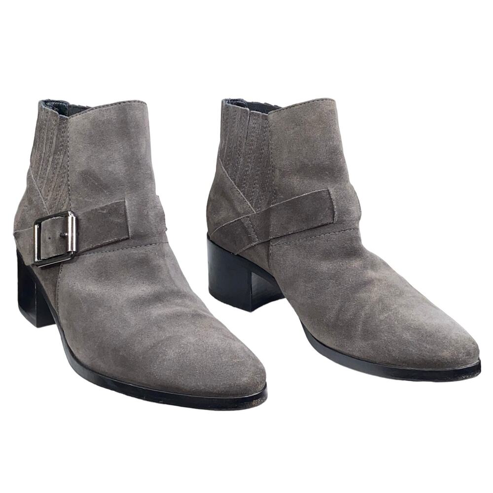 Aquatalia Women’s Foster Grey Suede Ankle Boot Size US 9.5 - Picture 5 of 11
